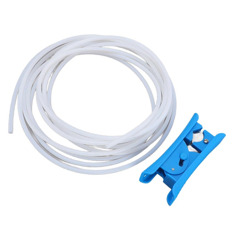أنبوب PTFE بطول 4 متر من JTLB، تصميم شبه شفاف لمراقبة الخيوط، قطر داخلي 2.5 مم وقطر خارجي 4 مم لأنبوب خيوط 1.75 مم، مع قاطع، لطابعات AMS X1 P1S P1P A1 A1 Mini ثلاثية الأبعاد - Image 3
