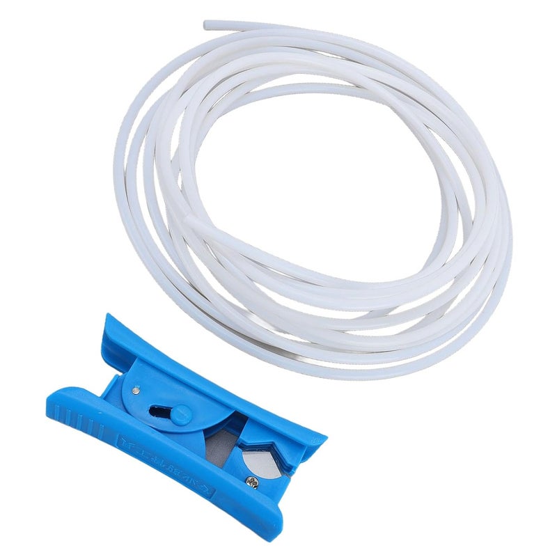 أنبوب PTFE بطول 4 متر من JTLB، تصميم شبه شفاف لمراقبة الخيوط، قطر داخلي 2.5 مم وقطر خارجي 4 مم لأنبوب خيوط 1.75 مم، مع قاطع، لطابعات AMS X1 P1S P1P A1 A1 Mini ثلاثية الأبعاد - Image 4