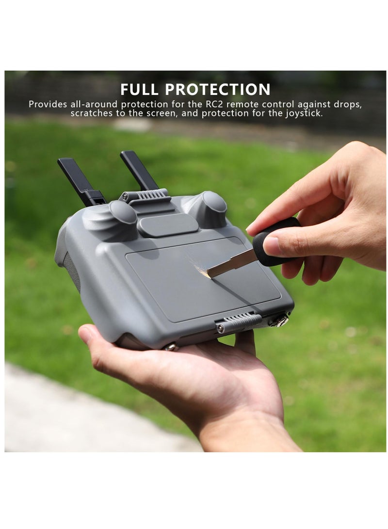 DJI Air 3 Controller Sun Hood and Joystick Protector for Enhanced Screen Protection and Accessories in Grey - Image 3