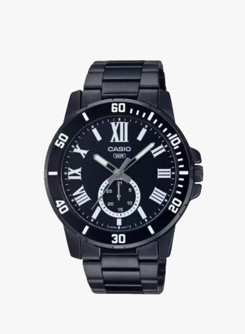 Men's Stainless Steel Analog Watch MTP-VD200B-1BUDF - 45 mm
