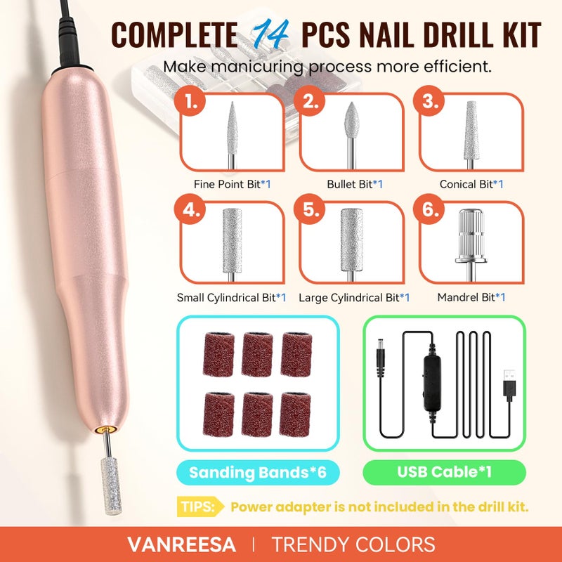 VANREESA Gel Nail Polish Kit with U V Light and Nail Drill Kit 75 Pcs Gel Polish Nail Set 45 All Season Colors Nail Polish Set Base Coat & 4 Effects Top Coat Complete Nail Kit Gifts for Women - Image 2