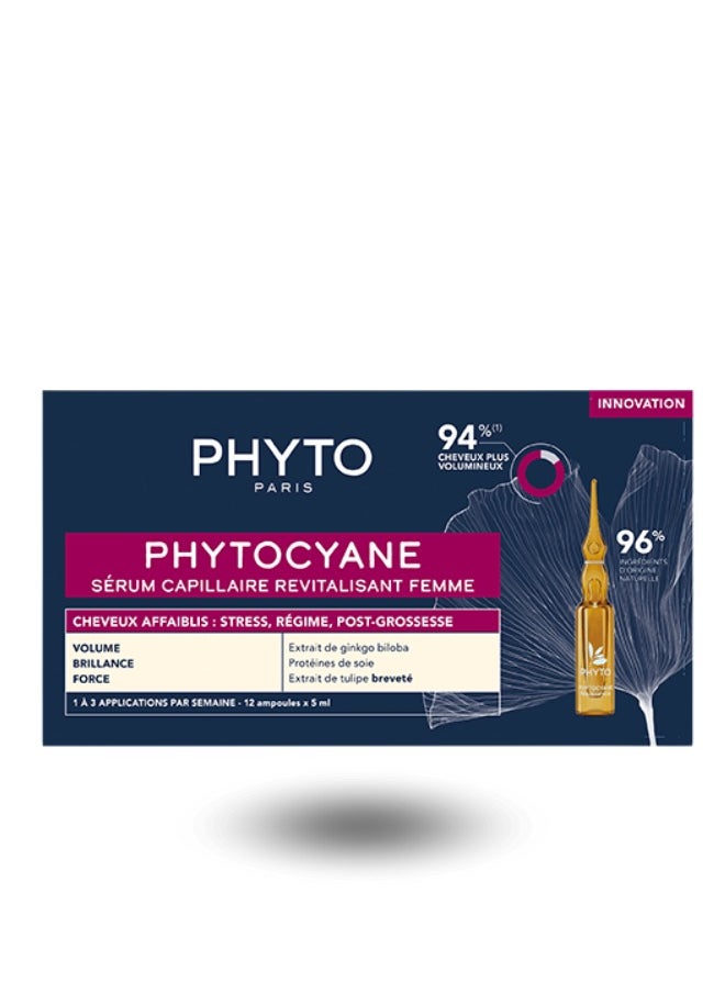 Phyto PHYTOCYANE WOMEN TREATMENT REACTIONAL HAIR LOSS 