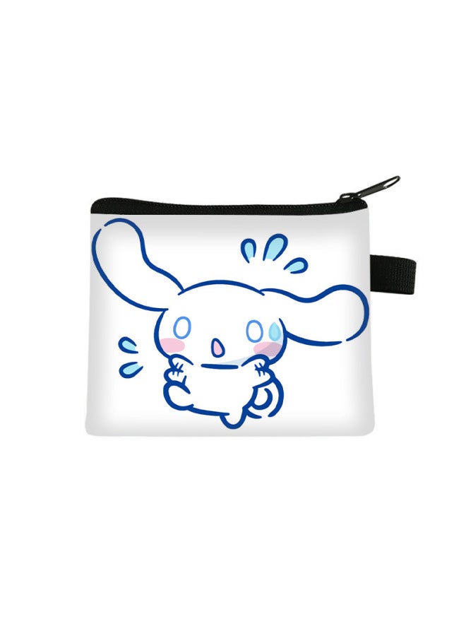 New Cinnamoroll Children's Coin Purse Mini Storage Wallet For Elementary School Students Square Key Portable Card Holder Bag