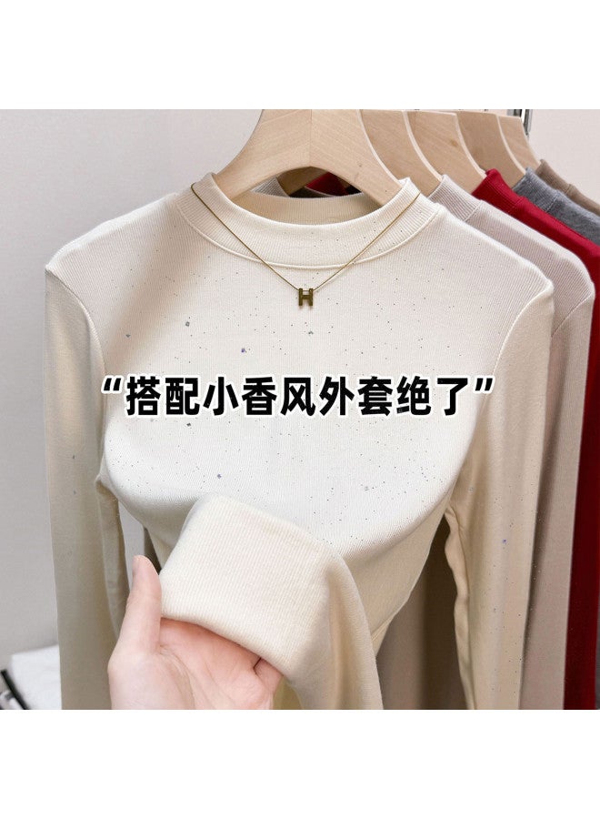 PLANDOO Semi-High Neck Base Layer Shirt For Women, Stylish Youthful Slimming Elegant Top - Image 5