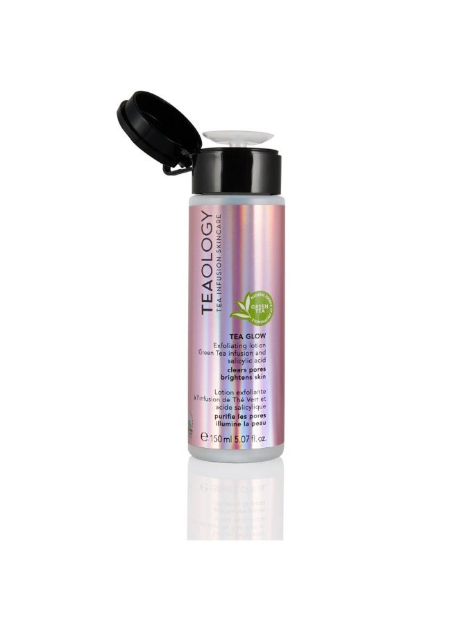Teaology Tea Glow Exfoliating Lotion Clears Pores and Brightens Skin 150ml - Image 2