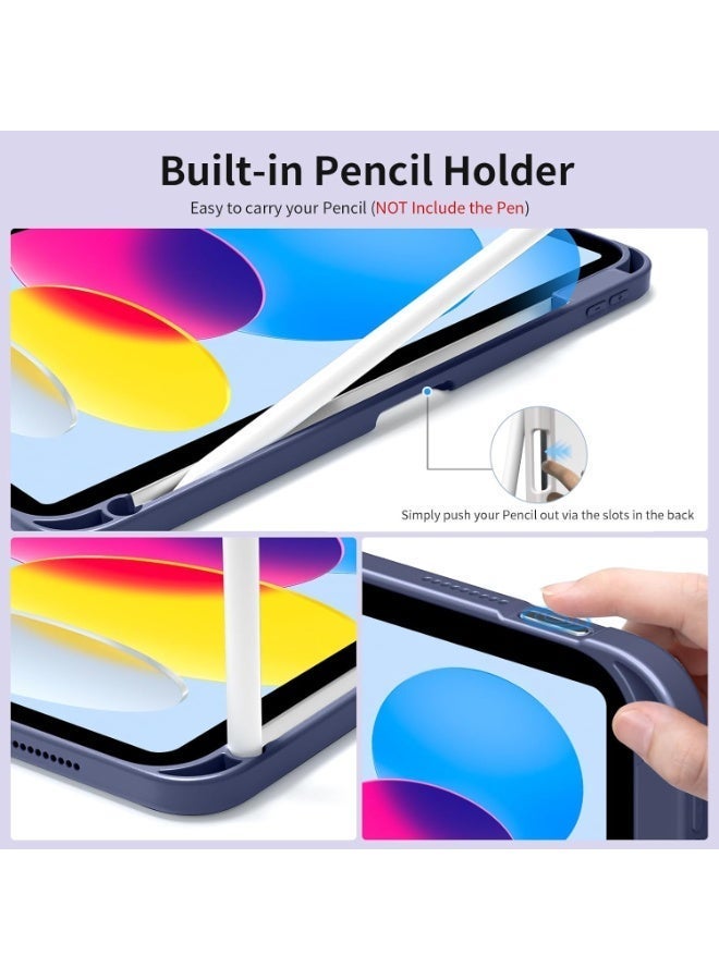 Case for iPad (A16) 11th Generation 11 Inch 2025, iPad 10th Generation Case 10.9 Inch 2022 - Protective Cover with Multi-Angle Includes Portrait Stand, Pencil Holder and Auto Wake/Sleep - Image 3