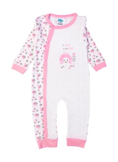 Babies Basic 100% Cotton Printed Long Sleeves Jumpsuit/Romper/Sleepsuit For Babies  - Image 2