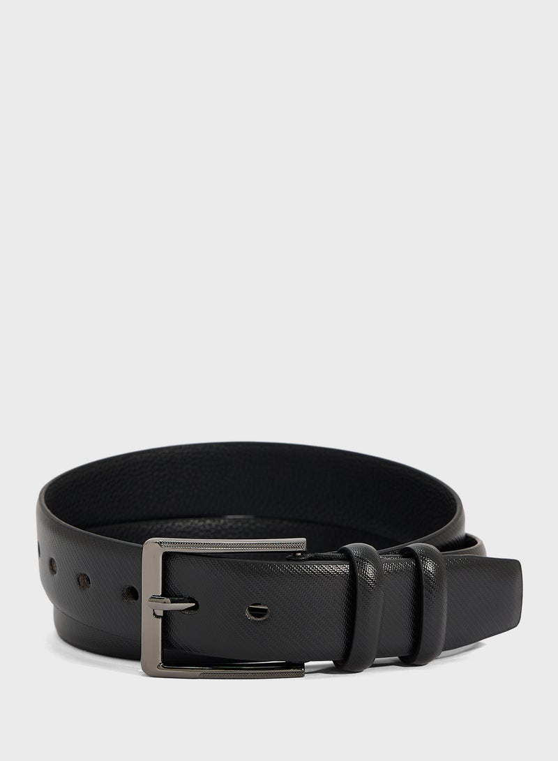 Robert Wood Faux Leather Formal Belt - Image 1