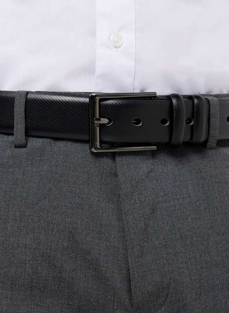 Robert Wood Faux Leather Formal Belt