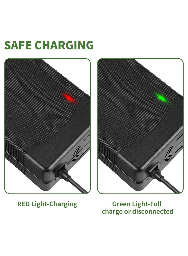 54.6V 2A Charger for Electric Scooter,Hoverboard Charger of 48V Lithium Battery with 3-Prong Compatible with Ebike/Balancing Electric Scooter etc. - Image 3