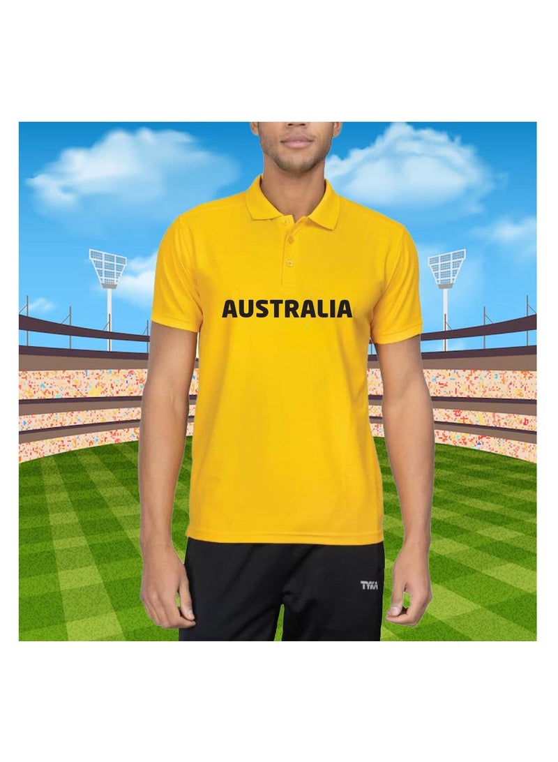 Australia jersey for Adults - Australia Dry-Fit T-Shirt for Men and Women - Australia Cricket Team Jersey For unisex Adults - Perfect for Matches and Everyday Wear - Image 4