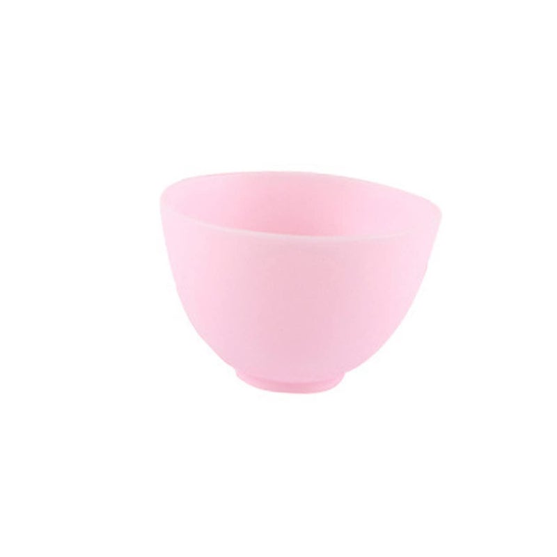 Flexible Pink Silicone Mixing Bowl Size 2 For Facial Masks Sauces Dishwasher Safe - Image 1