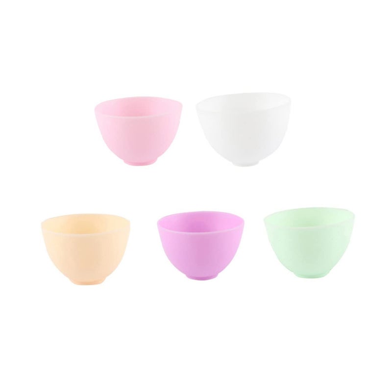 Flexible Pink Silicone Mixing Bowl Size 2 For Facial Masks Sauces Dishwasher Safe - Image 5