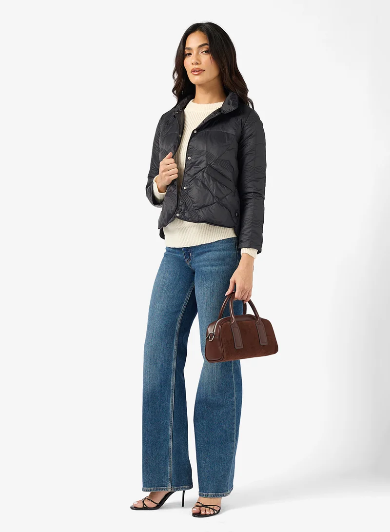 ELLA Casual Mid Length Qulited Jacket