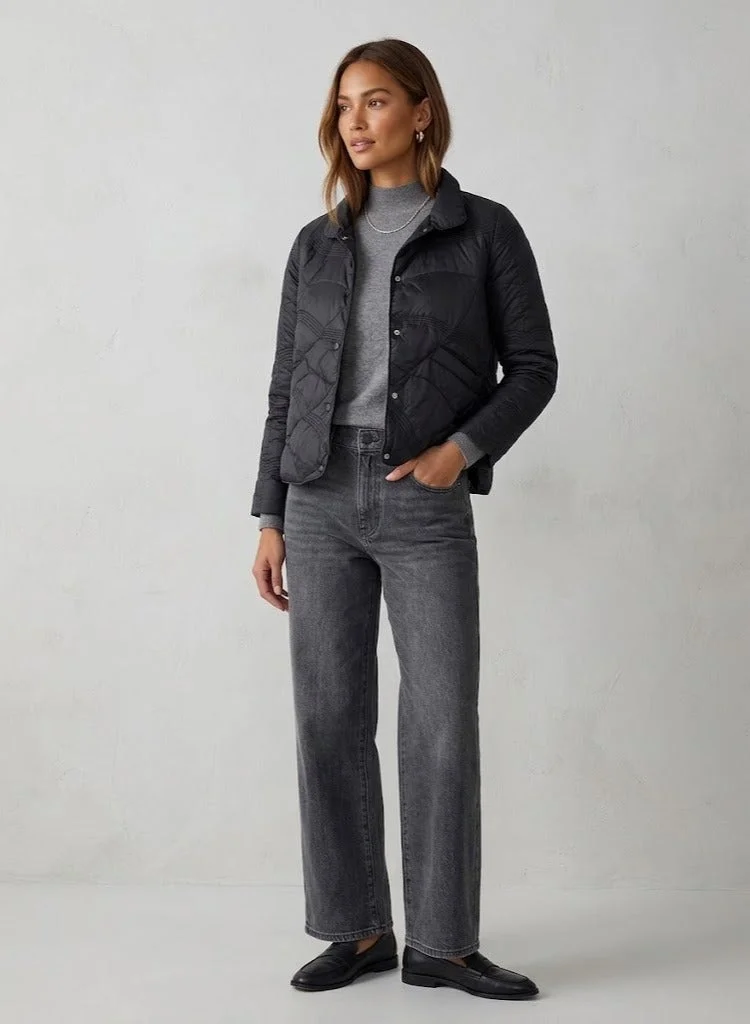 Ella Casual Mid Length Qulited Jacket