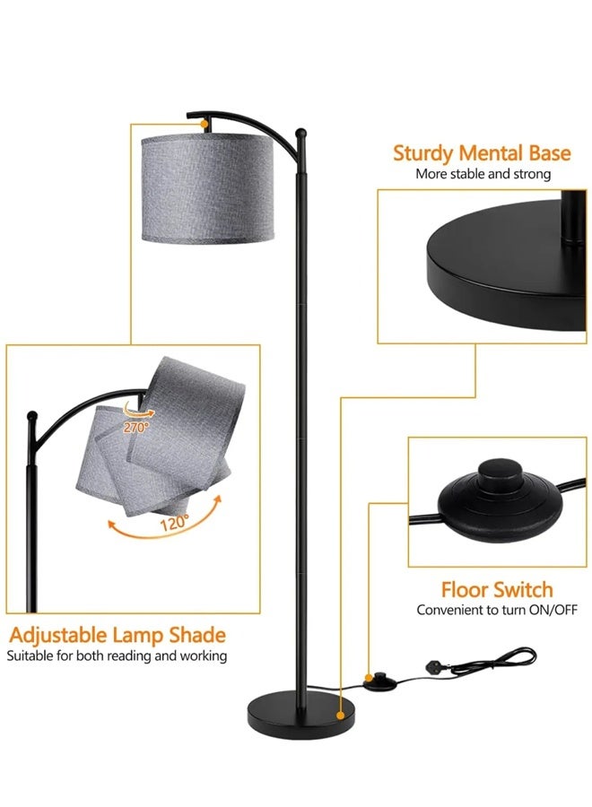 APEX Floor Lamps for Living Room with 3 Color Temperatures, Standing Lamp Tall with Adjustable Linen Shade - Image 5