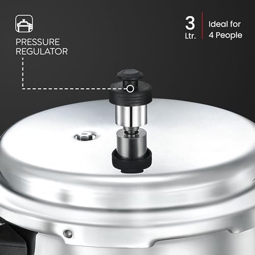 Judge by Prestige Ace Plus Outer Lid Aluminium Pressure Cooker 3 L - Image 4