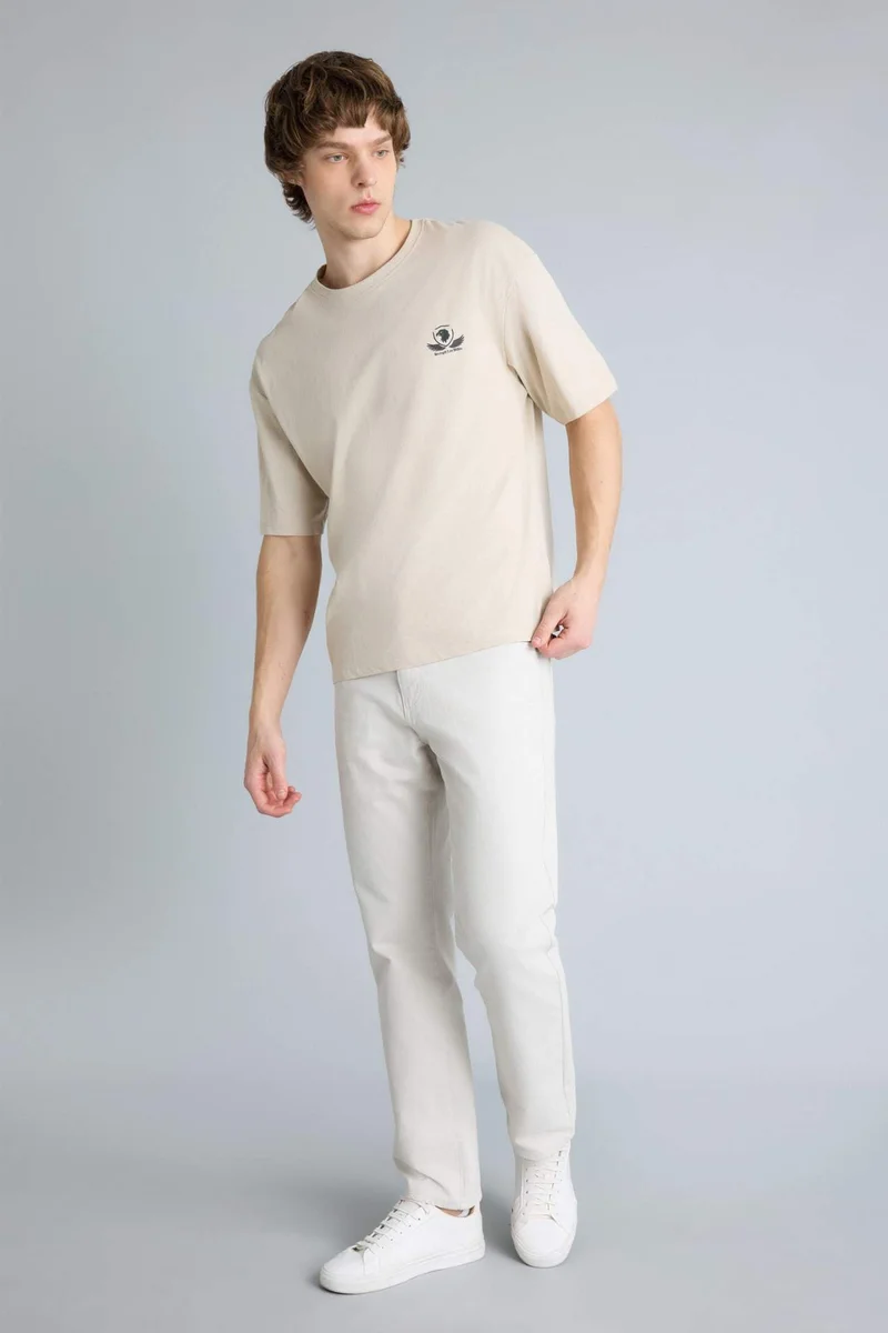 DeFacto Boxy Fit Short Sleeve Printed T-Shirt