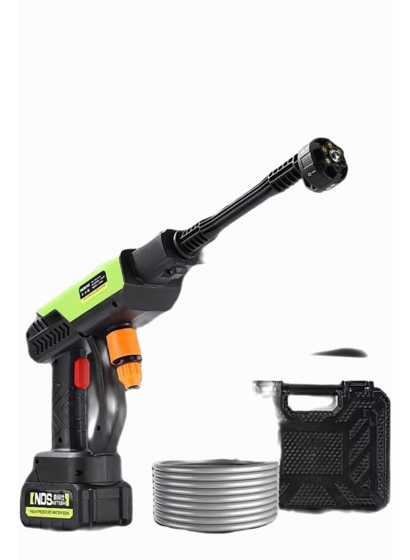 ان دي اس غسالة ضغط عالية لاسلكية، فوهة 6 في 1، بطاريتان ليثيوم، منظف طاقة محمول مع حقيبة تخزين - Image 5