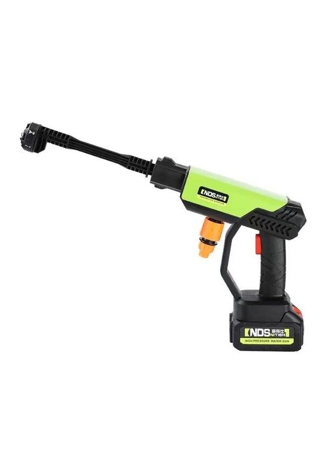 ان دي اس غسالة ضغط عالية لاسلكية، فوهة 6 في 1، بطاريتان ليثيوم، منظف طاقة محمول مع حقيبة تخزين - Image 2