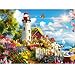 VOLUVOLU 500 Pieces Puzzle for Adults Lighthouse Jigsaw Puzzle Recycled Cardboard Jigsaw Puzzles 500 Pieces Family Challenging Game Nature Landscape Difficult Jigsaw Puzzle 20515 in - Image 2