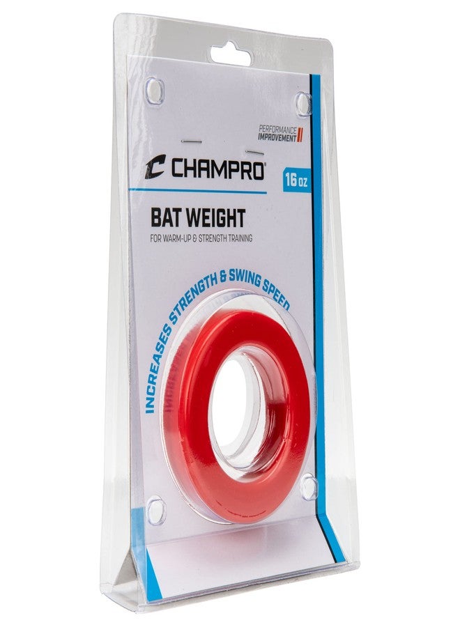 Champro Bat Weight Blister Pack (Maroon, 16-Ounce) - Image 3