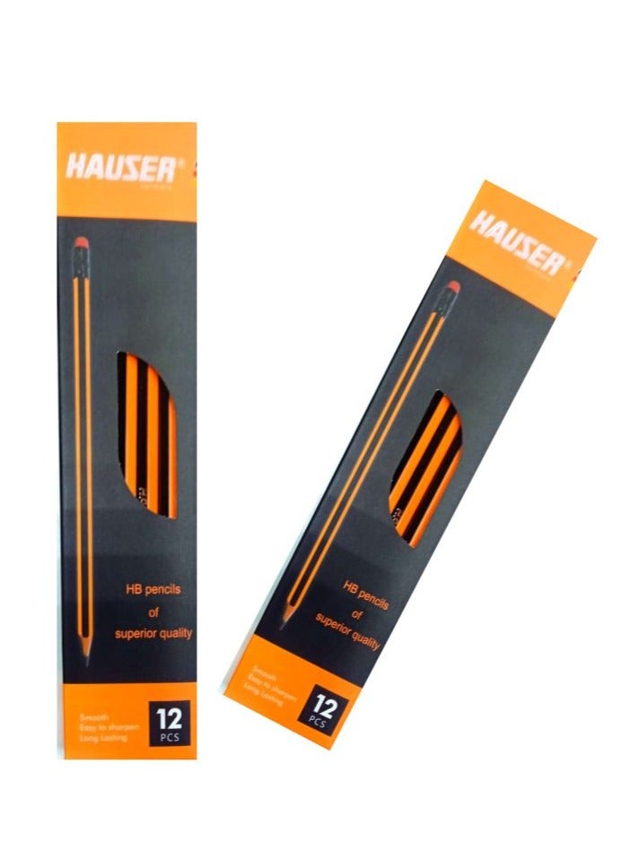 HAUSER PENCILS HB (12PCS) - Image 1