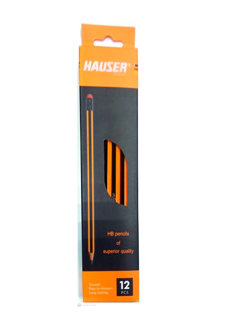 HAUSER PENCILS HB (12PCS) - Image 2