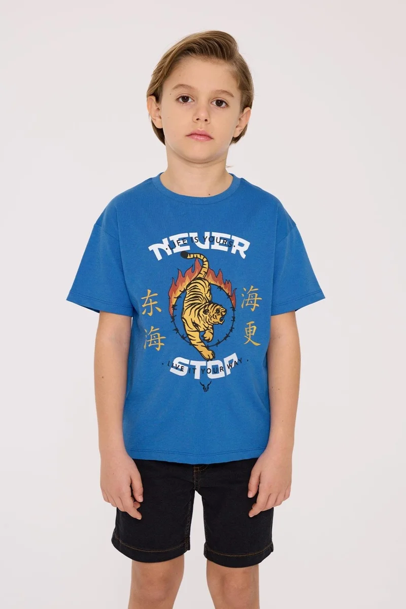 NEBBATI - Invalid brand Bg Store Boy Blue Tshirt