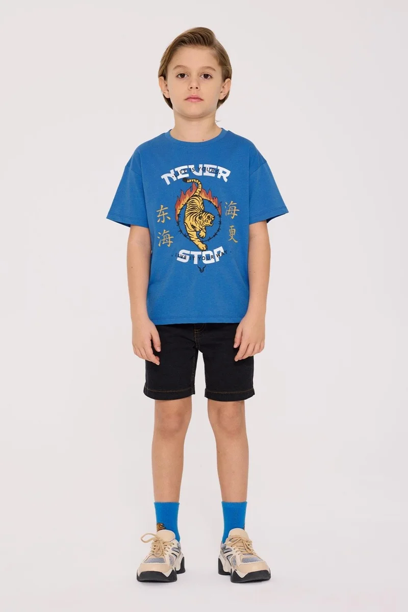 NEBBATI - Invalid brand Bg Store Boy Blue Tshirt