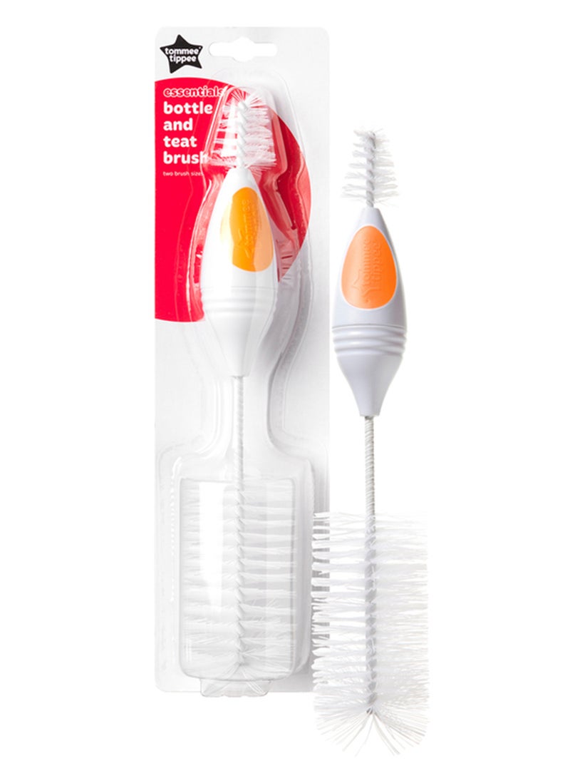 tommee tippee Bottle and Teat Brush – Baby Bottle Cleaning Brush with Soft Bristles for Bottles & Teats – Assorted Colors – Feeding Accessories for Milk Bottles, Newborn Essentials - Image 3