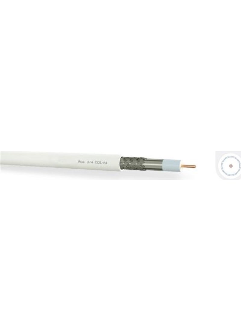 Master Rg 6/u4 TV Cable-Satellite Cable-Antenna Cable 100 Meters (1 Roll) 