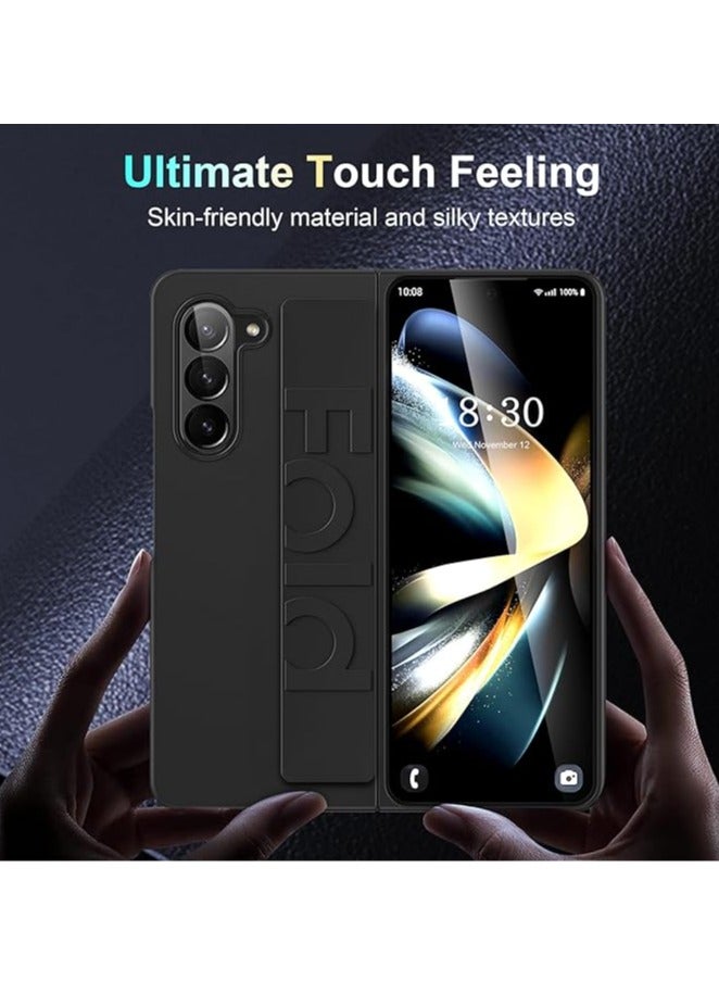 عام حافظة لجهاز Samsung Galaxy Z Fold 6 مع حزام، مصنوعة من مادة PC الصلبة المقاومة للصدمات، تتميز بلمسة غير لامعة وتصميم رفيع. تناسب جهاز Samsung Galaxy Z Fold 6 5G لعام 2024. - Image 5
