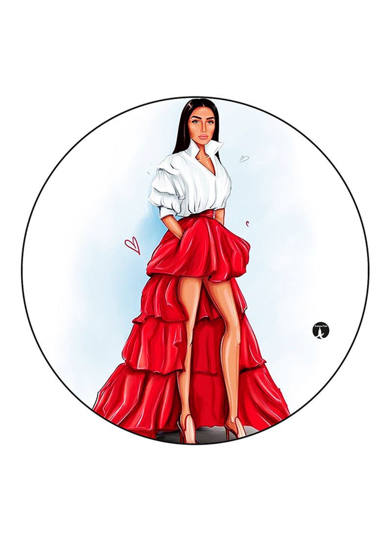 RKN Woman Printed Large Pin Multicolour - Image 1