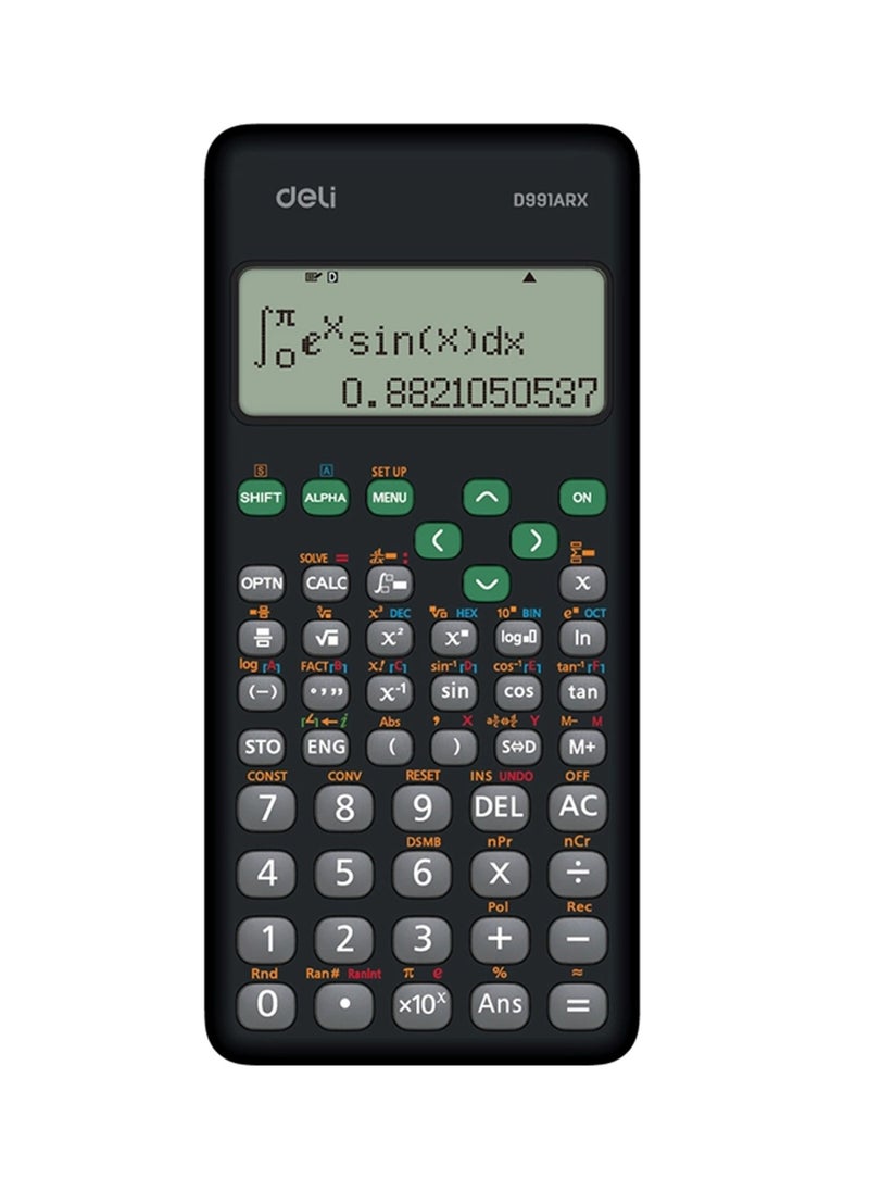 Deli D991ARX Scientific Calculator With Arabic Menu And 552 Functions  - Image 1