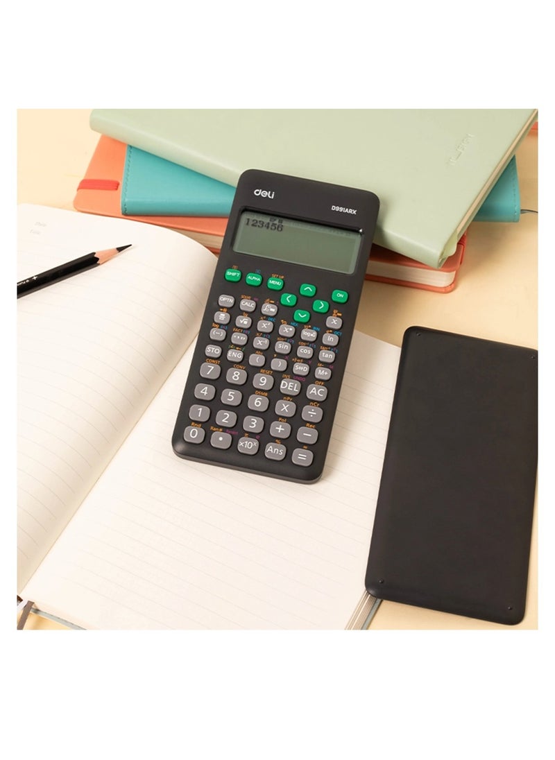 Deli D991ARX Scientific Calculator With Arabic Menu And 552 Functions  - Image 3