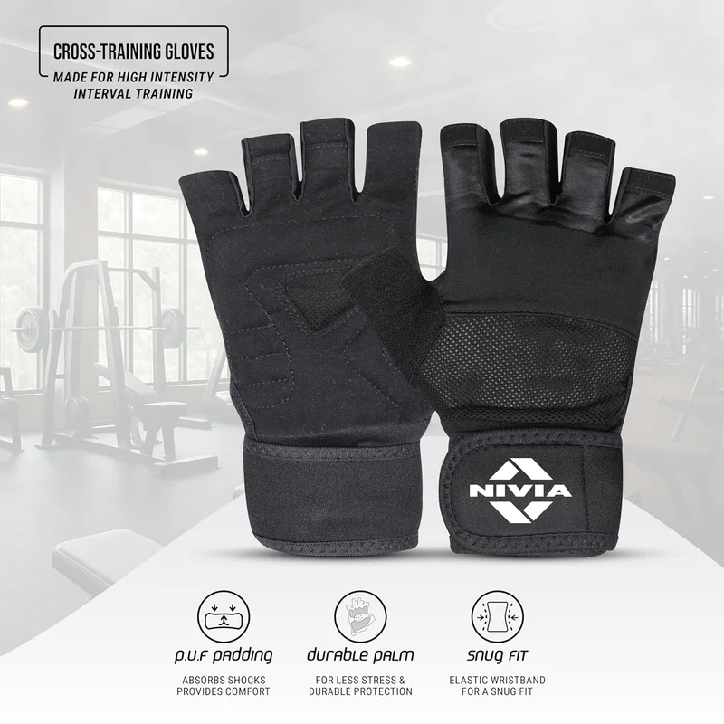 Nivia Nivia Enduro Gym Gloves with Wrist Support