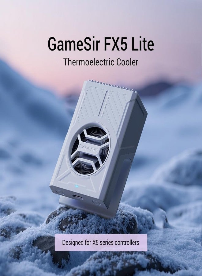 GameSir مبرد الهاتف GameSir FX5 Lite، مصمم خصيصًا لوحدات التحكم من سلسلة X5، مزود بلوحة تبريد ومنطقة اتصال كبيرة، ثلاثة أوضاع تبريد قابلة للتعديل - Image 4
