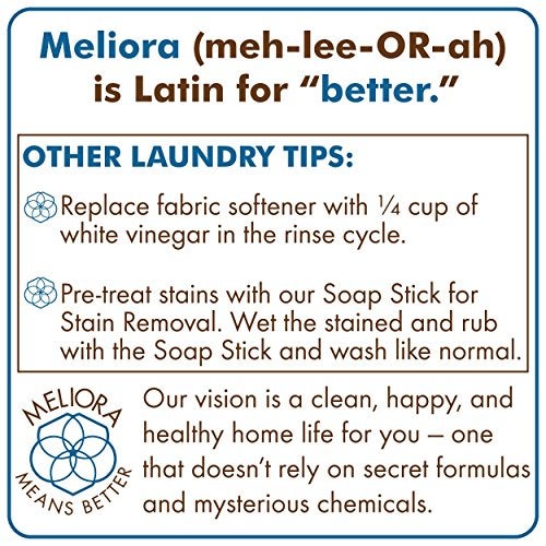 Meliora Cleaning Products Laundry Powder Detergent (128 HE Loads), Lemon - Image 4