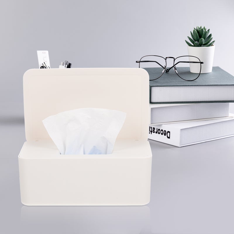1pc Household Tissue Box Box Practical Storage Holder with Lid - Image 1