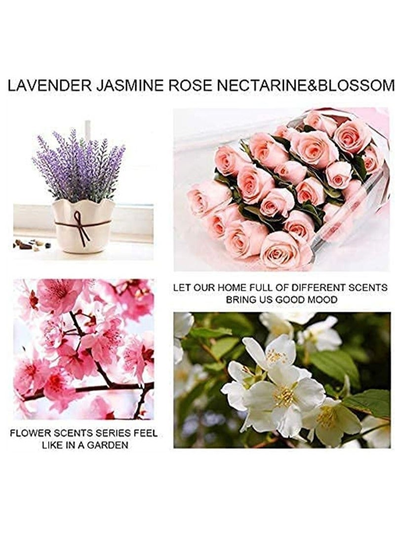 6 Scents of Floral Hanging Sachet Closet Deodorizer 1 Pack 12 Pcs Scent Sachet Drawer Freshener Closet Air Freshener Scented Deodorizer Freshener for Home Car Long Lasting Scented Sachets Smell Goods - Image 4