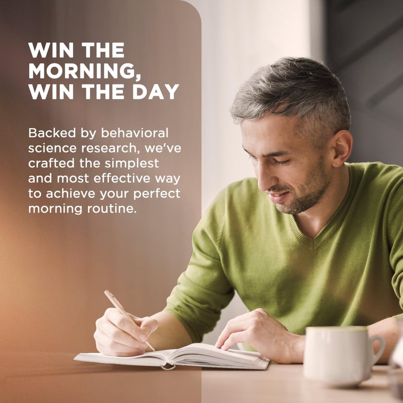 SaltWrap Sunrise Manifesto: Daily Morning Guided Journal for Gratitude, Mindfulness, Wellness, Self Care for Women & Men â€“ 5 Minute Reflection Journal - Image 5
