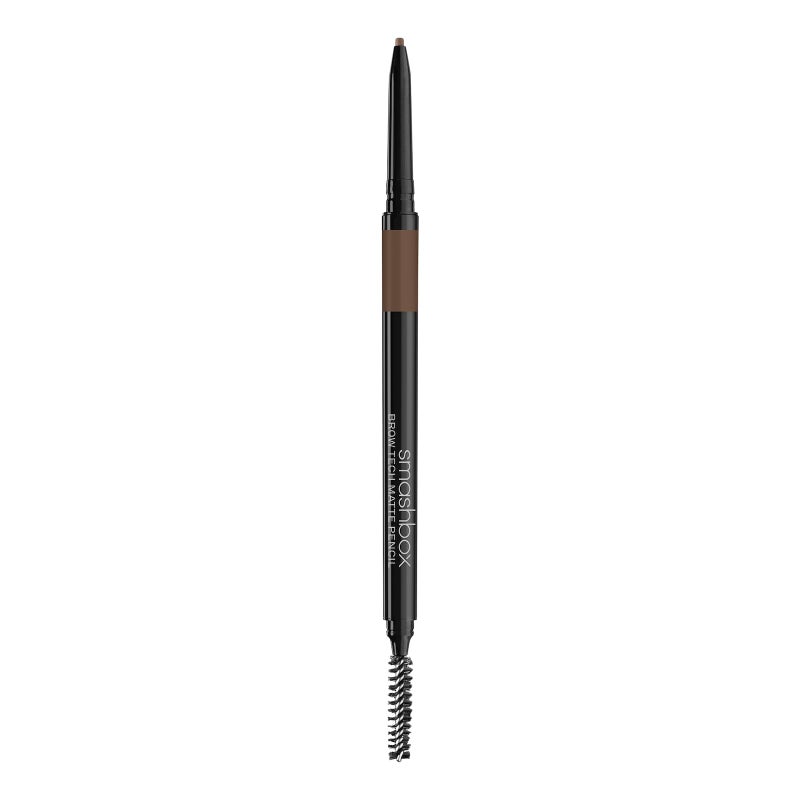 Smashbox Brow Tech Matte Eyebrow Pencil | Waterproof, Smudge Proof + Long Lasting Brow Pencil with Spoolie Brush, Taupe - Image 1