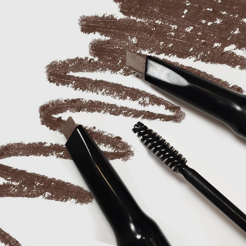 Smashbox Brow Tech Matte Eyebrow Pencil | Waterproof, Smudge Proof + Long Lasting Brow Pencil with Spoolie Brush, Taupe - Image 4