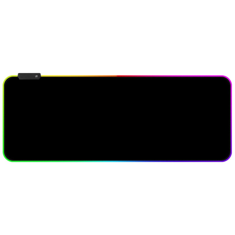 Qisan RGB Large Gaming Mouse Pad with Nonslip Base-31.5 x 11.8 Inch | Soft LED Extended Mousepad Keyboard Pad Desk Pad with Anti-Slip Rubber Base | Large Desk Mat for Keyboard and Mouse-RGB - Image 1