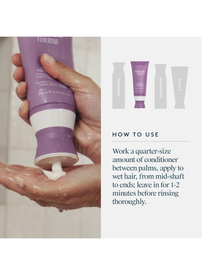 VIRTUE Flourish Conditioner for Thinning Hair 200ml - Image 3