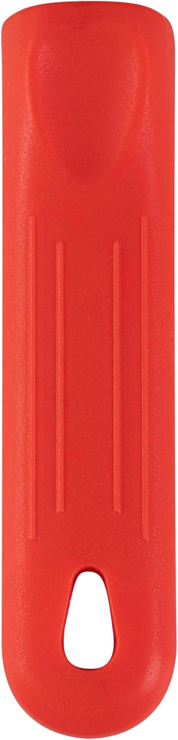 Restaurantware Restaurantware  Met Lux Pan Handle Sleeve 1 Removable Pan Handle Cover  Fits 10inch And 12inch Pans Aluminum Pans Sold Separately Red Silicone Handle Holder Sleeve Dishwashable NoSlip  - Image 1