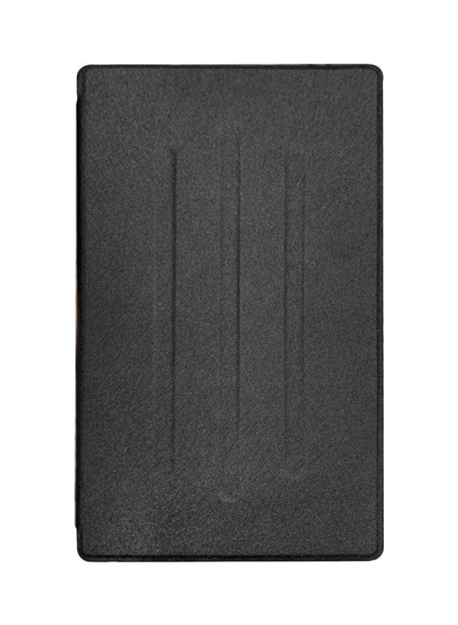 NIBEMINENT Folio Stand Case Cover For Lenovo Tab M8 Black - Image 1