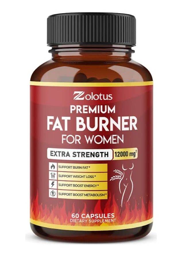 Zolotus Weight Loss Fat Burner For Women 60 Capsules 