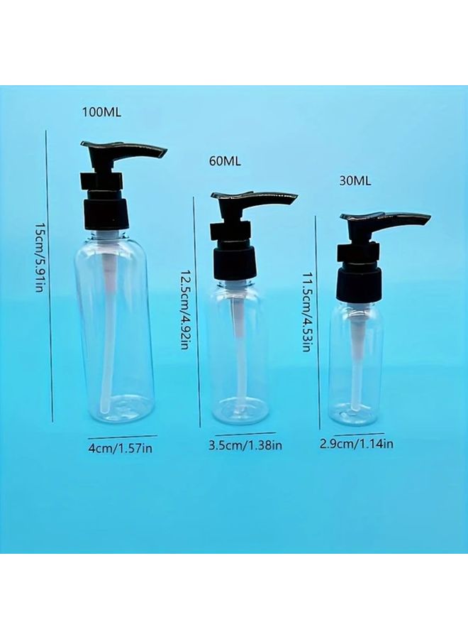 12 Pcs White 30ml Portable Lotion Squeeze Bottles For Bathroom Cosmetics Storage Dispensing - Image 3